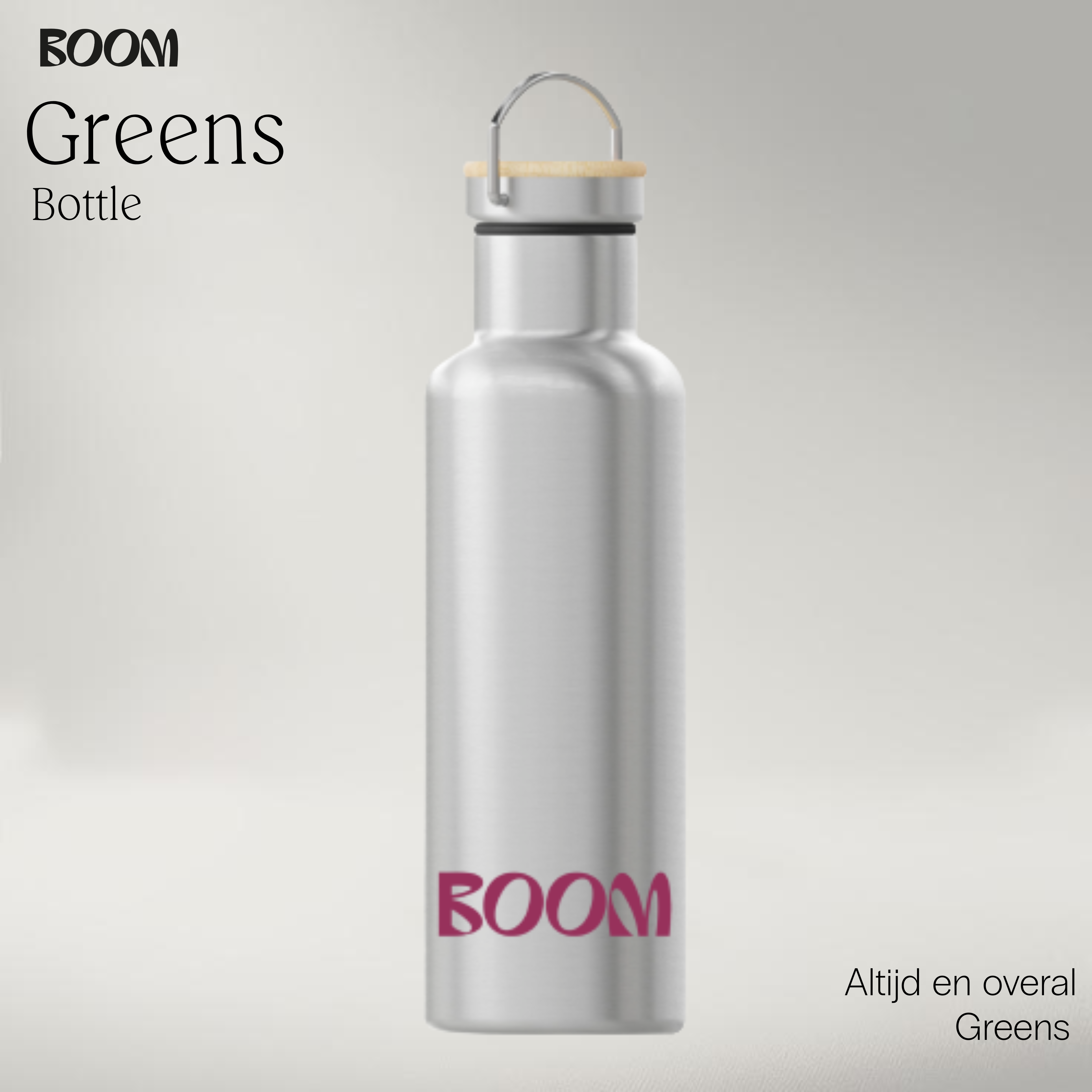Boom Water Bottle Greens