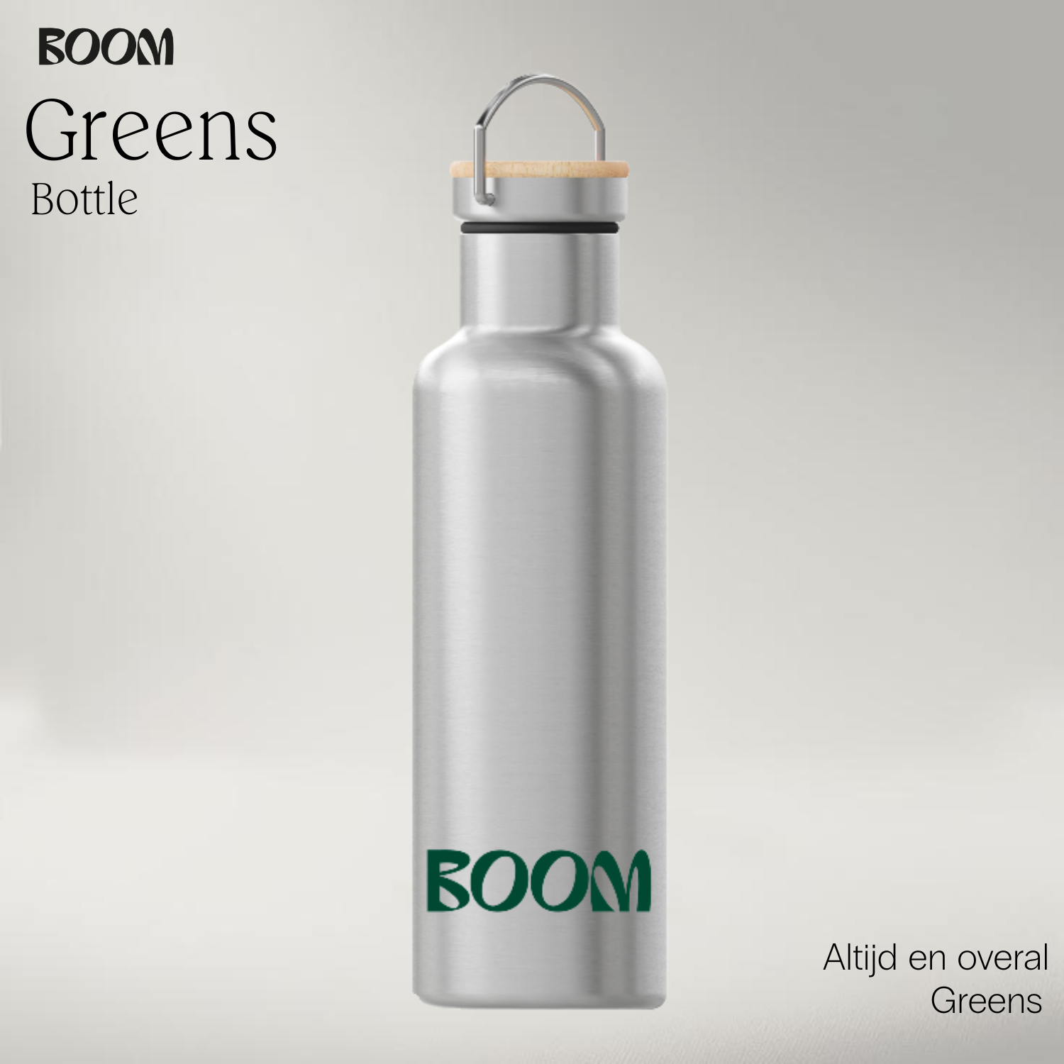 Boom Water Bottle Greens